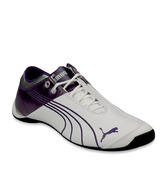 Puma Zest White & Purple Lifestyle Shoes