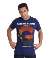 Globus Blue Printed T Shirt