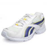 Reebok Energetic White & Blue Sports Shoes