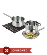 Jaipan Induction Based Cookware Set Of 3