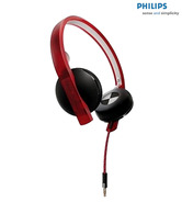 Philips O'Neill SHO4200RW THE BEND Headphones (Red)