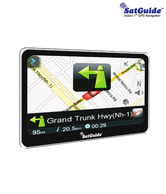 SatGuide - 4.3'' Premium Navi with  Bluetooth (SatGuide map upgrade  worth Rs 990 free)