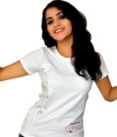 Go Untucked Chai White T-Shirt