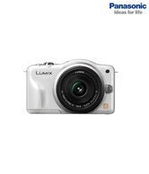 Panasonic Lumix DMC-GF3 (White) Mirrorless Camera with 14-42mm Lens 