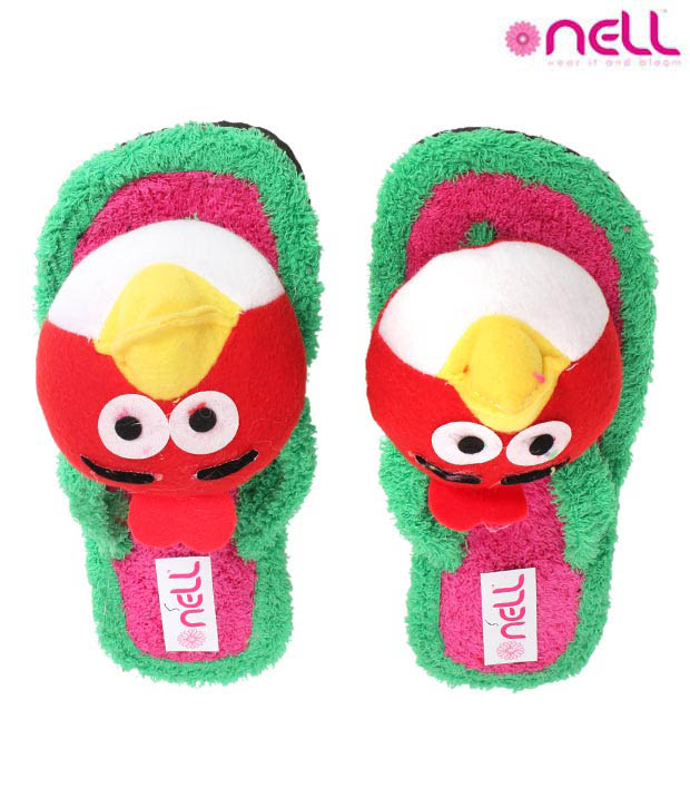 Nell Cool Green Slippers