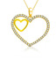 Sparkles Gorgeous Heart Shaped Diamond Pendant