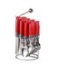 Elegante Red Stainless Steel Cutlery Set - 25 Pcs