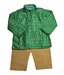 Raja Sahab Green & Brown Kurta Pajama