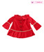 Isabelle Cute Red Rose Tunic Jacket For Kids