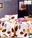 Valtellina Leaf Pattern Double Bed Sheet With 2 Pillow Covers