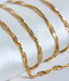 Aiza Twist Pattern 18kt Gold Chain