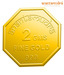 Anantamudra 2g 24 kt Certified Ganesha Gold Coin In 999 Purity