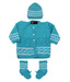 Bunai Turquoise Blue & White Designer Babyset