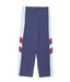 LanosUC Navy Blue & Maroon Track Pants For Kids