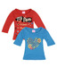 Isabelle Girls Sweet Red & Blue T-Shirts In A Combo Of Two For Kids