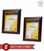 Cleanwood Rectangular Maroon Polystone Photo Frame
