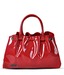 Calvino Gleaming Red Glossy Finish Handbag