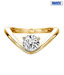 Facetz Adorable Diamond Gold Ring