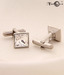 Favola Fashionable Crystal Cufflinks
