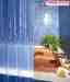 Freelance Crackle Blue Shower Curtain