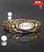 Optima Sleek Gold Studded Watch