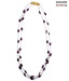 Designer Silver Amethyst & Pearl Necklace String