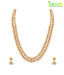 Jpearls Alluring 2 String Peach Pearl Set