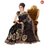 Khazana Black Net Saree With Unstitched Blouse