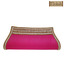 Moksh Dark Pink Crystal Work Clutch