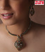 Zuni Opulent Flower AD Necklace Set