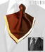 Orosilber Shades Of Brown Elegant Silk Pocket Square