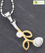 Opaleena  Leaf Silver Chain Pendant