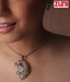 Zuni Scintillating AD Pendant Set with Free Earrings