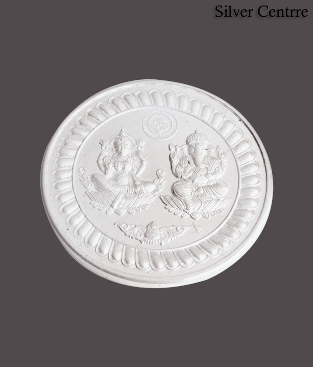 Silver Centrre Shri Lakshmi Ganesha Silver Coin - SC 101