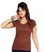 Clifton Brown Cotton T-Shirt