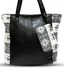 A-Progeny Black & White Fusion Handbag