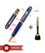 Blue Gold Pen with High Quality Video Camera + Built-in 4GB USB Pen Drive + Free Pierre Cardin Sixth Sense Gold Pen