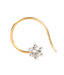 Jewel Creation 0.03Ct Diamond Nosepin In 14Kt Gold