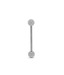 Revlis Surgical Steel Blue Ball Tip Ear Stud