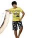SDL by SweetDreams Black & Yellow Boys Night Suit For Kids