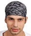 Etchs Black & Grey Abstract Print Bandana