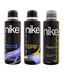 Nike Blue Wave,  Cool Wind & Fission Deodorant for Men-200ml Each