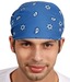 Etchs Blue & White Paisley Print Bandana