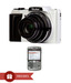Rollei Powerflex 240 HD 16MP Semi-DSLR (Silver) + Blackberry 8310 Curve Phone