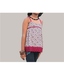 ShopperTree White & Pink Plaited Lacy Top For Kids