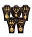 Vendee Ethnic Fusion Combo of Six Gold Plated Necklace & Pendant Set