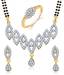 Sukkhi CZ Studded 18K Gold Plated Tanmaniya Set And Ring Combo