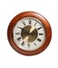Seiko Brown & Off-white Round Wall Clock