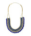 Art Mannia Black & Golden Beaded Neckpiece