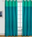 House This! Teal Cotton Eyelet Door Curtain